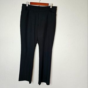 Worthington Black Dress Pant Trousers Straight Leg Womens Size‎ 12
